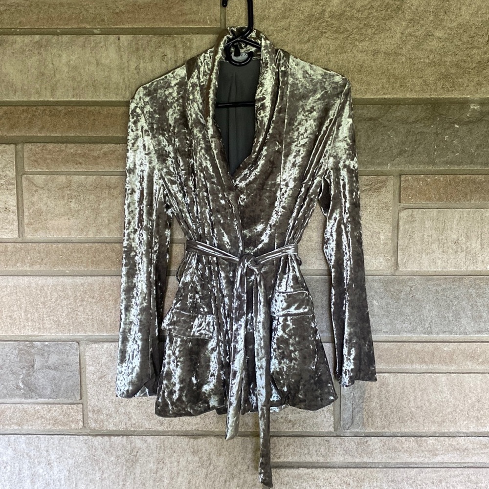 Carre Noir velvet jacket. Gorgeous.